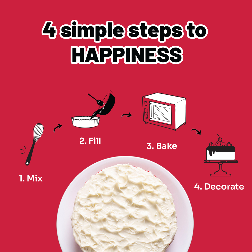 Original Red Velvet DIY Cake Kit