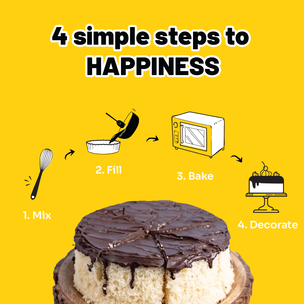 The Vanilla Bean DIY Cake Kit