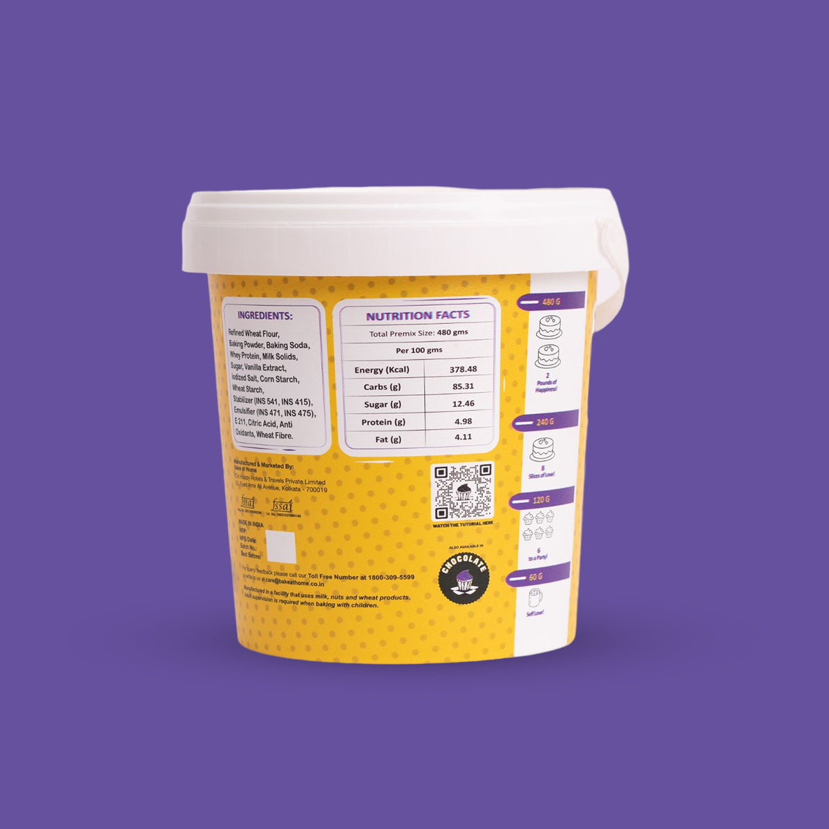 Vanilla Bean Cake Mix | 480g