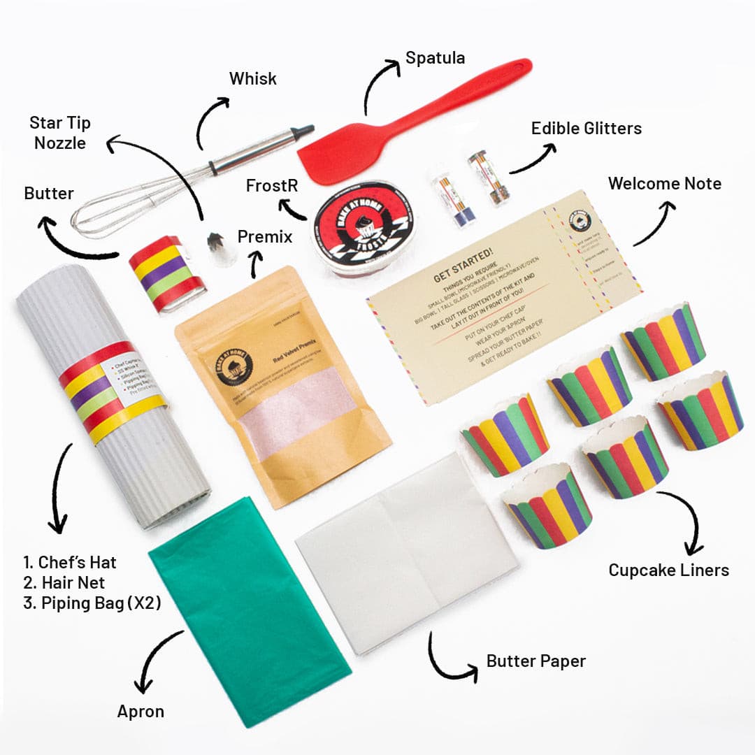 Red Velvet Cupcake DIY Kit
